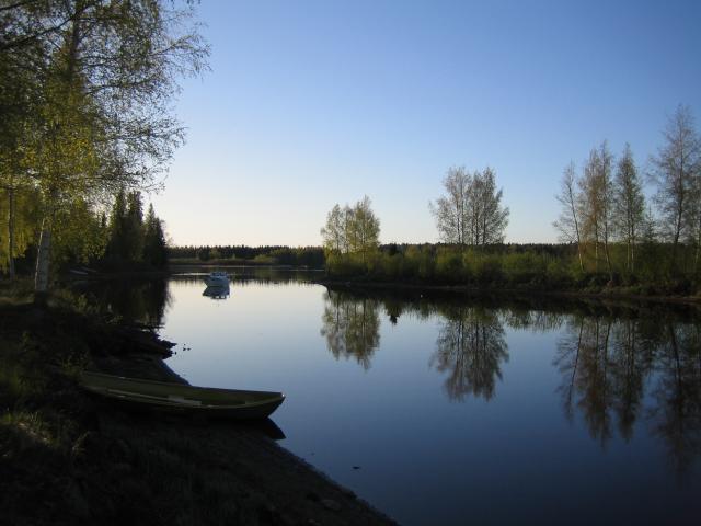 Kiimikijoen auringonlasku.