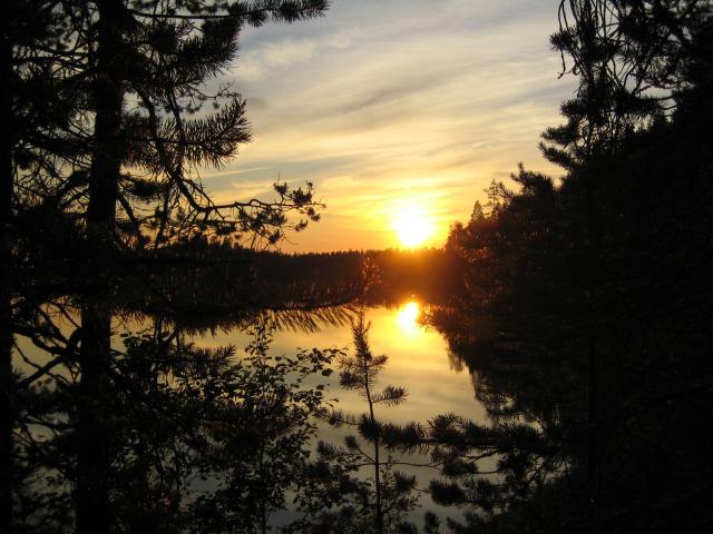 Kuusamon y�n tunnelmaa