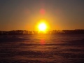 Auringon nousu -26 asteen pilkki kelill�.