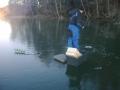 Ensimm�inen pilkkireissu talvella 2008-2009