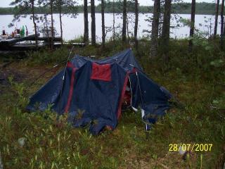 Tahiskalla lohen pyynniss�